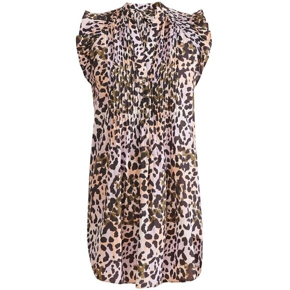 💕VERONICA BEARD💕 Marieta Leopard Cover-Up Dress - Picture 8 of 12